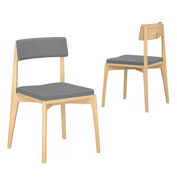 Стул aska рогожка ясень/серый Latitude