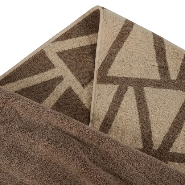 Полотенце банное коричневого цвета из коллекции essential 90х150 см