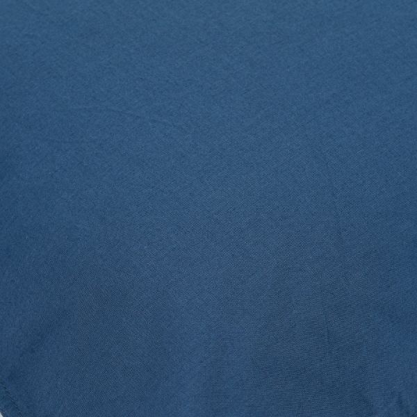 Простыня темно-синего цвета из органического стираного хлопка из коллекции essential, 240х270 см Tkano