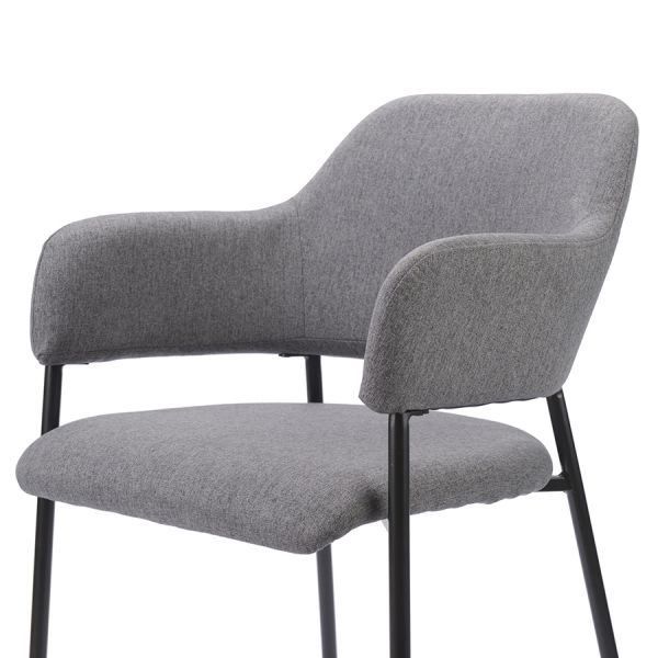 Кресло berg wendy 54х53х82,5 см темно-серое