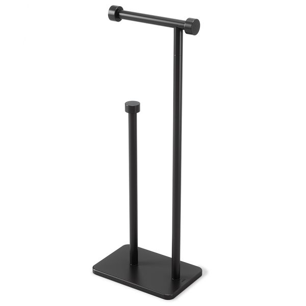 Держатель для туалетной бумаги cappa, 20х12х52 см, черный Umbra