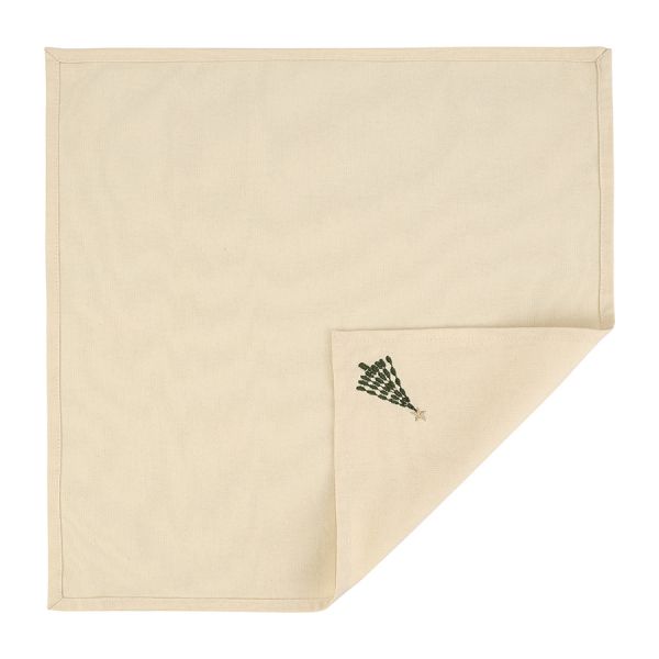 Салфетка сервировочная frozen pines из коллекции new year essential, 45х45 см Tkano
