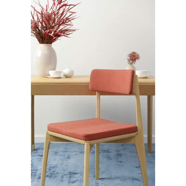 Стул aska рогожка ясень/красный Latitude