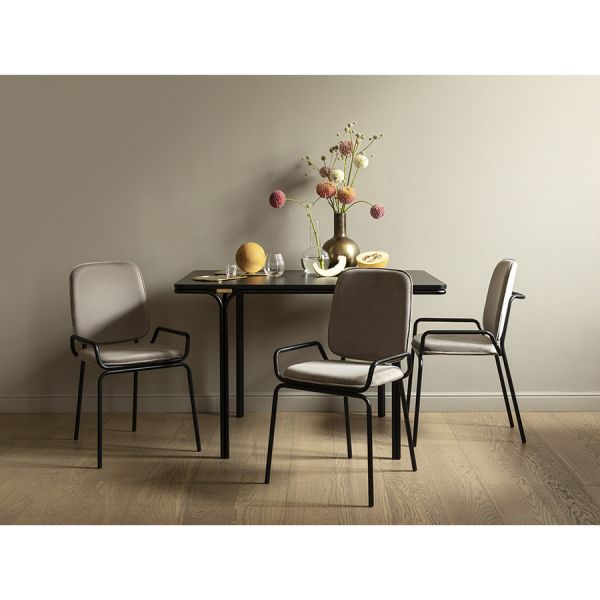 Стол обеденный ror, 85х120 см, черный Latitude