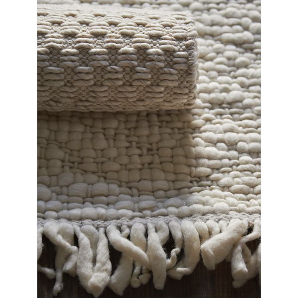 Ковер из буклированной новозеландской шерсти из коллекции ethnic, 70х160 см Tkano