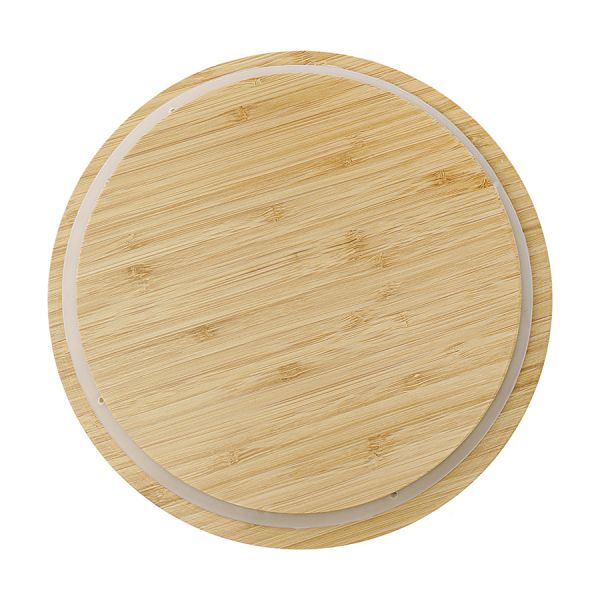 Чаша стеклянная с бамбуковой крышкой harmy, 2 л Liberty Jones