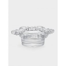 Подсвечник 8 см, для чайной свечи, стекло, Снежинка, Event Anna Lafarg