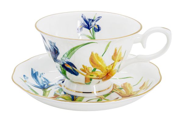 Набор из 2-х чашек с блюдцами Ирисы, 0,18 л Anna Lafarg Stechcol