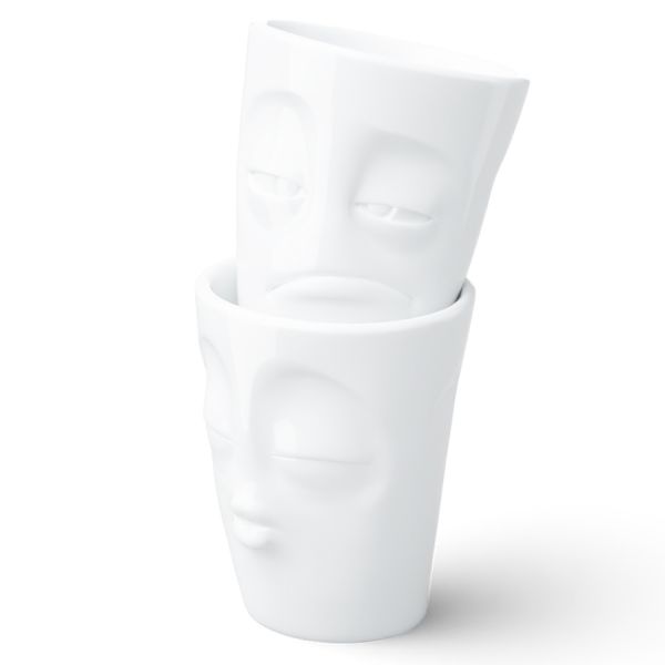 Набор кружек kissing & snooz, 350 мл, белый, 2 шт Tassen