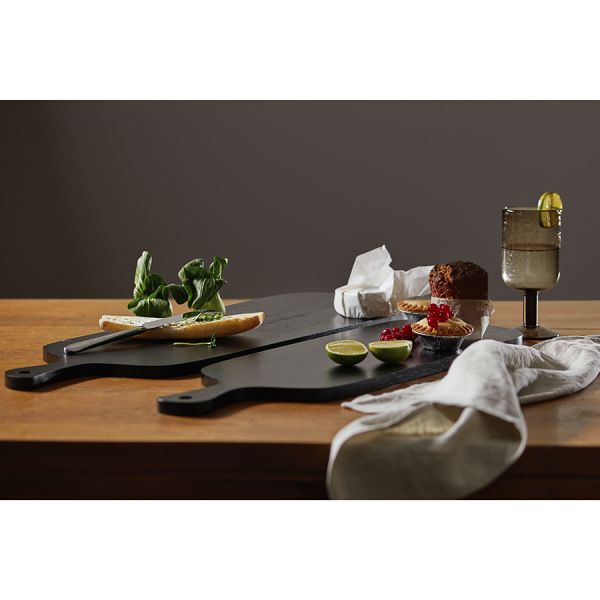 Доска сервировочная rubris 23х70 см, черная Liberty Jones