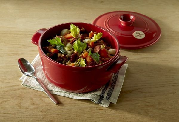 Кастрюля круглая 6,7л, 30см, цвет: гранат     (1) (200)     344570