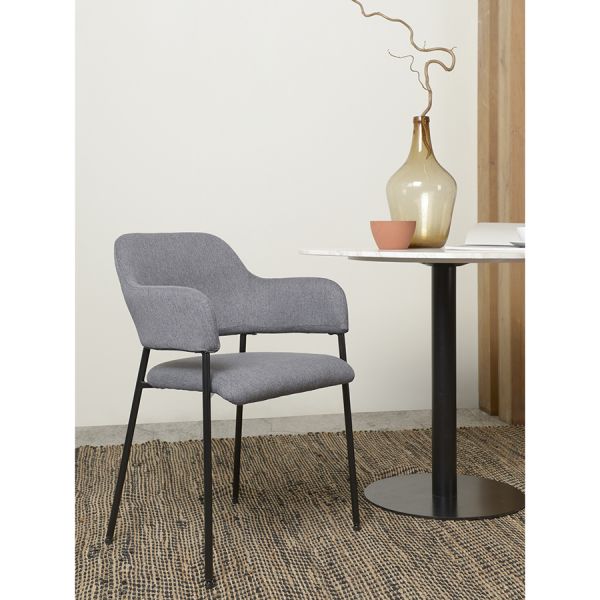 Кресло berg wendy 54х53х82,5 см темно-серое