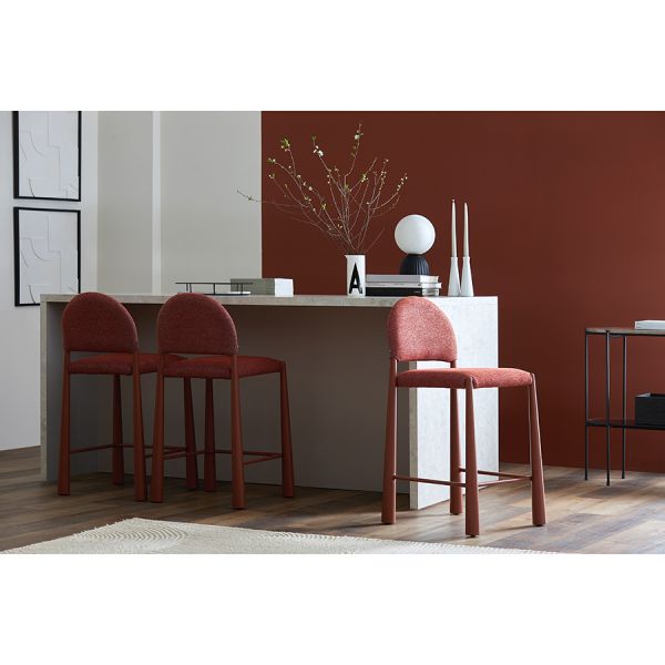 Стул полубарный freddi, рогожка, рябина Bergenson Bjorn