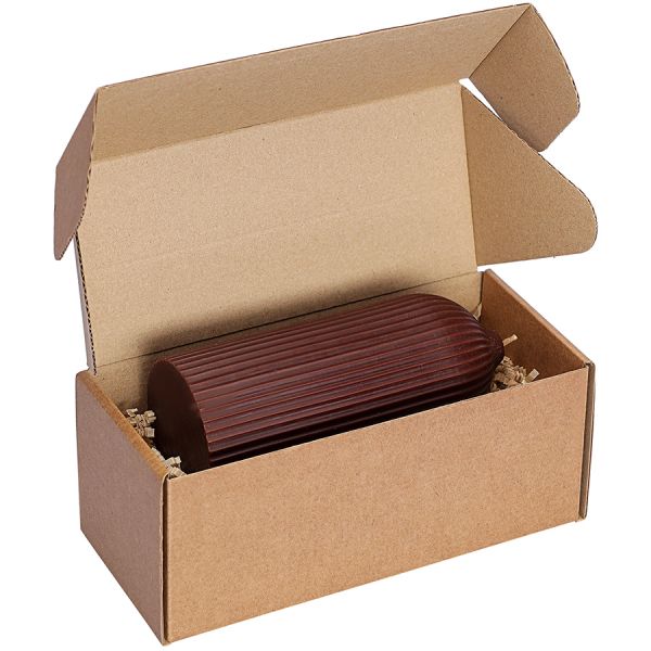 Свеча декоративная коричневого цвета из коллекции edge, 16,5 см Tkano