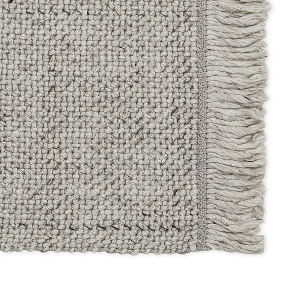 Ковер из переработанного пластика светло-серого цвета из коллекции ethnic, 160х230 см Tkano