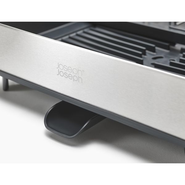 Сушилка для посуды раздвижная extend steel серая