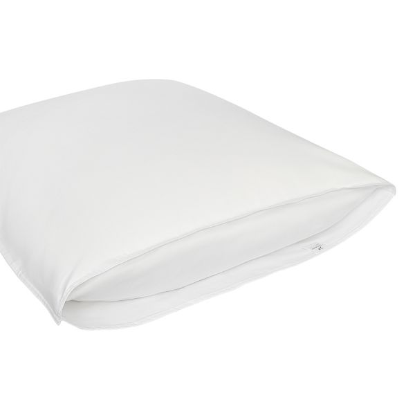 Набор наволочек из плотного сатина белого цвета из коллекции essential, 70х70 см Tkano