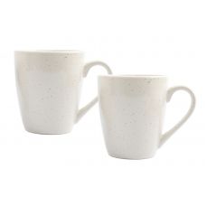 Кружка 350 мл, 2 шт, керамика, молочная, в крапинку, Viveiro ANNA LAFARG