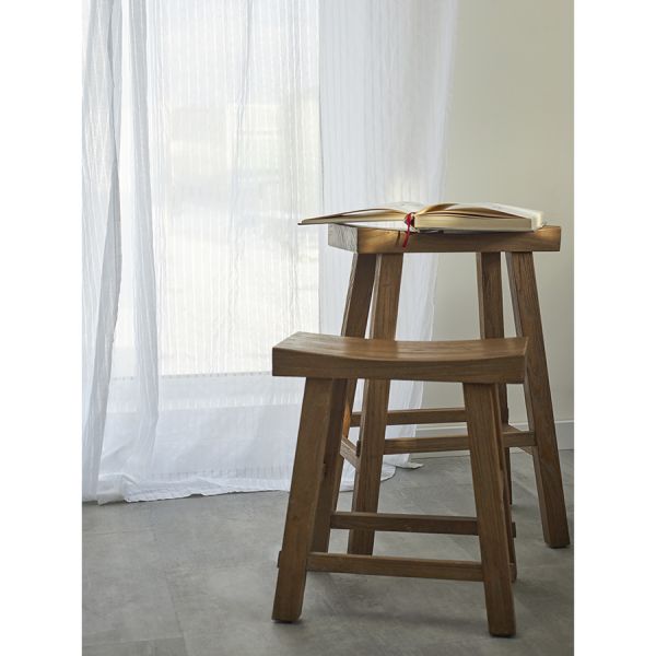 Тюль из хлопка белого цвета из коллекции essential, 140х290 см Tkano