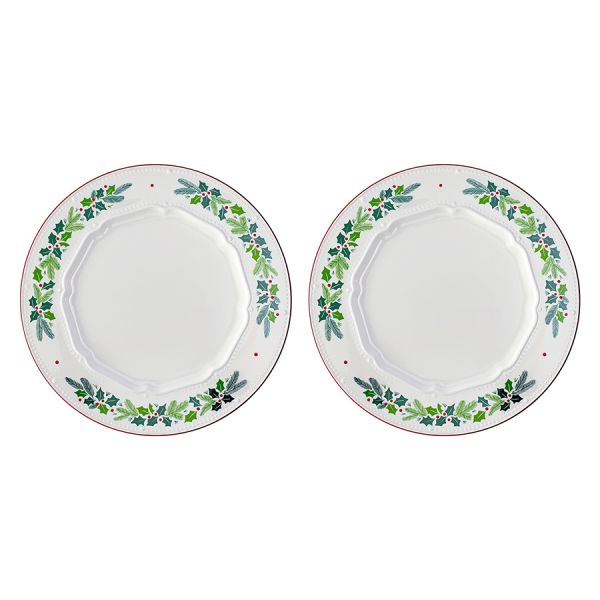 Набор из двух тарелок nordic winter из коллекции new year essential, D27 см Tkano