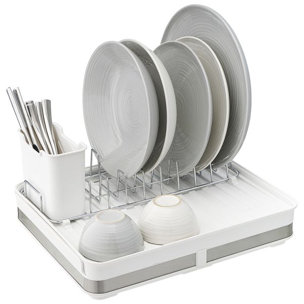 Сушилка для посуды atle раздвижная большая, белая Smart Solutions