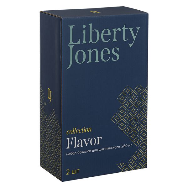 Набор бокалов для шампанского flavor, 260 мл, 2 шт Liberty Jones