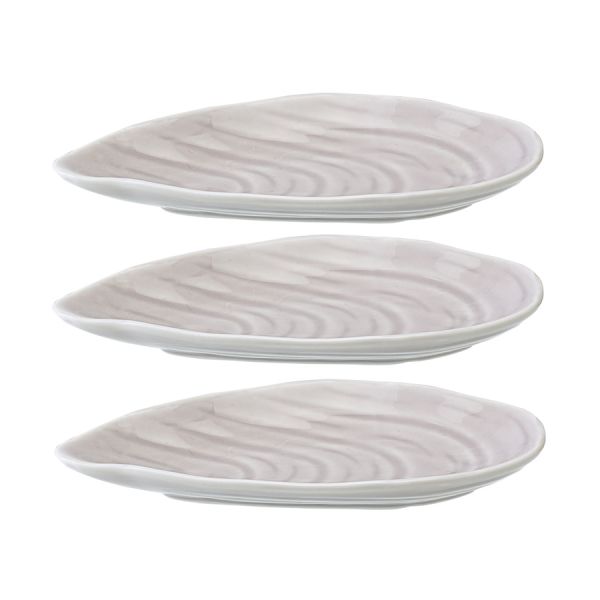 Набор для сервировки oyster shell серого цвета из коллекции sea treasures Tkano