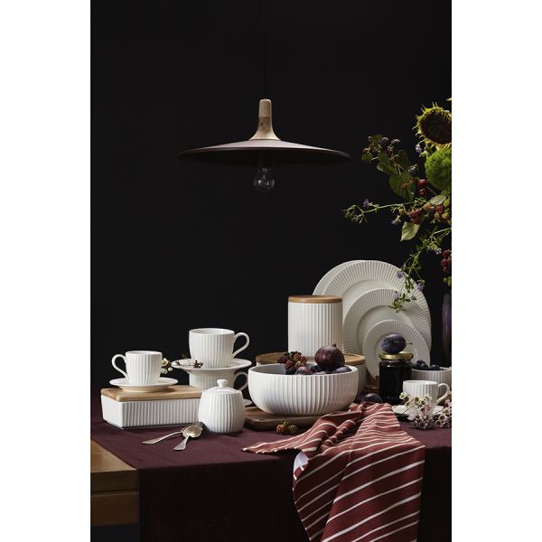 Банка для хранения с бамбуковой крышкой soft ripples, dual glazing Liberty Jones