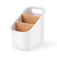 Органайзер для столовых приборов bellwood, белый/натуральное дерево Umbra
