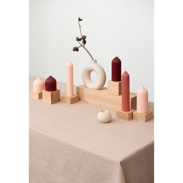 Скатерть из стираного льна бежевого цвета из коллекции essential 150х250 см
