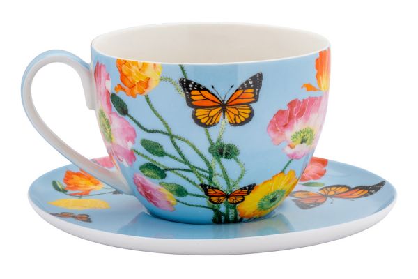 Чашка с блюдцем Маки 0,4 л Maxwell & Williams