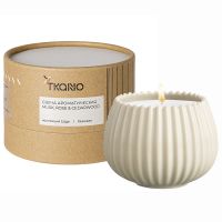 Свеча ароматическая musk, rose & cedarwood из коллекции edge, бежевый, 30 ч Tkano