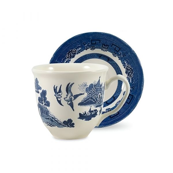 Чашка с блюдцем 200 мл BLUE WILLOW GRACE by TUDOR ENGLAND