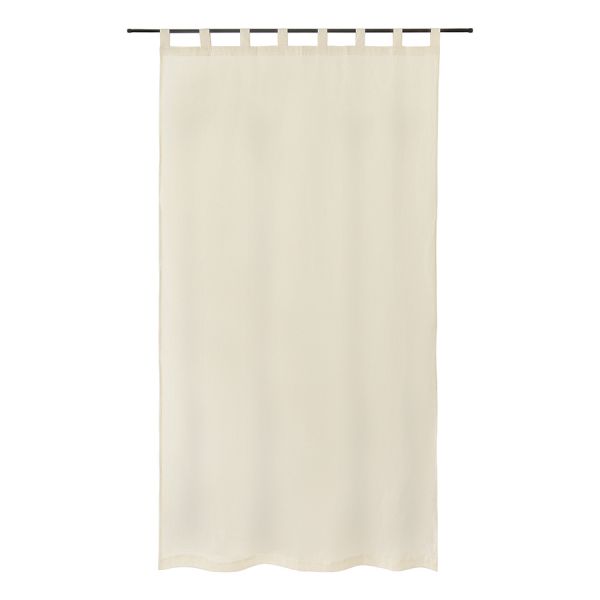 Штора из хлопка и льна кремового цвета из коллекции essential, 150х290 см Tkano