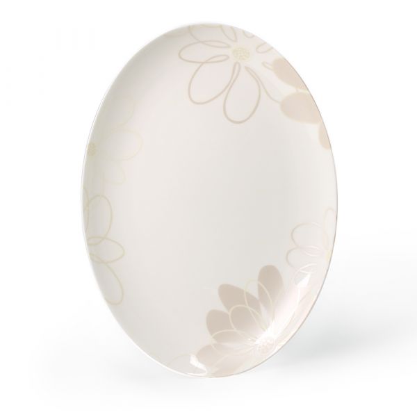 Столовый сервиз АККУ Магнолия из костяного фарфора на 6 персон 20 предметов