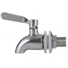 Кран для диспенсера стальной