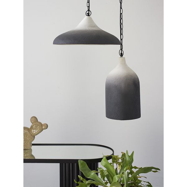 Светильник подвесной sustainable, D22х39 см, черный/белый Bergenson Bjorn