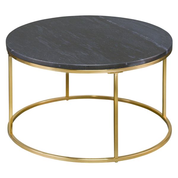 Набор столиков журнальных hans 60 см и 80 см черный мрамор