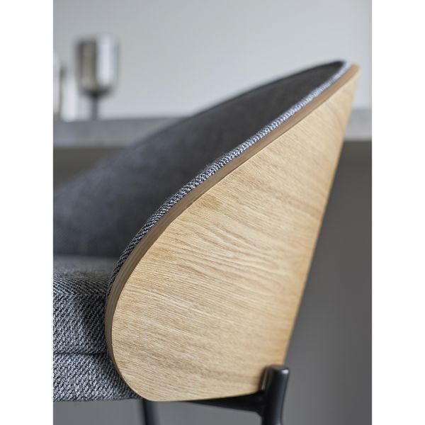 Стул барный cloud, рогожка, грифельно-серый Bergenson Bjorn