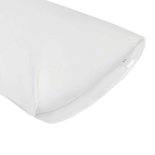 Набор наволочек из плотного сатина белого цвета из коллекции essential, 50х70 см Tkano