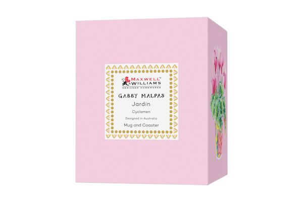 Кружка с подставкой Цикламен 0,3 л Maxwell & Williams
