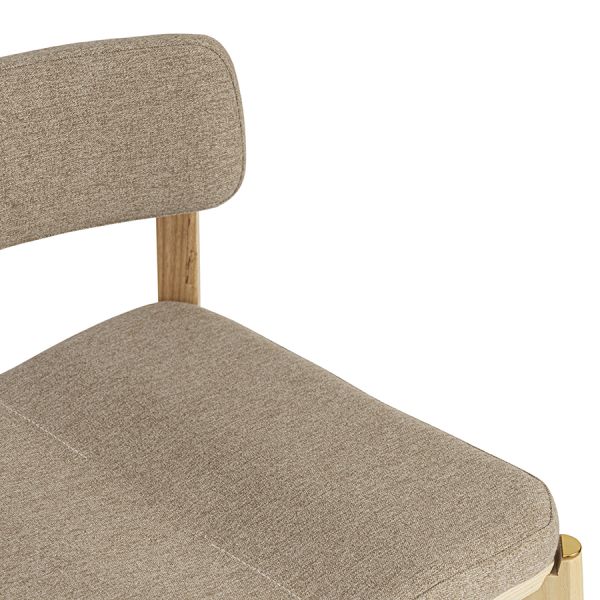 Стул барный aska, рогожка, ясень/экрю Latitude