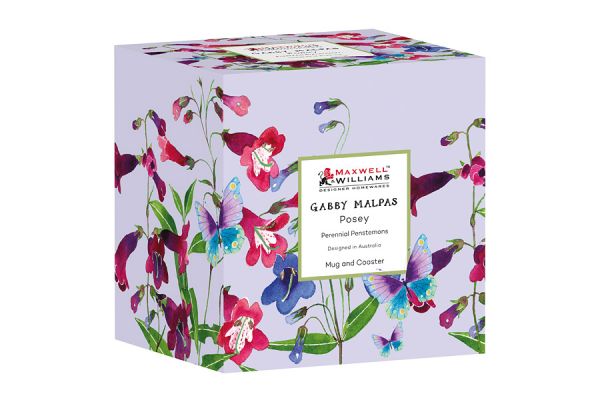 Кружка с подставкой Пенстемоны 0,4 л Maxwell & Williams