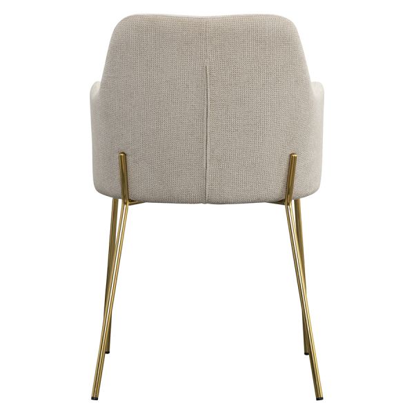 Стул dwight, фактурный шенилл, светло-бежевый Bergenson Bjorn