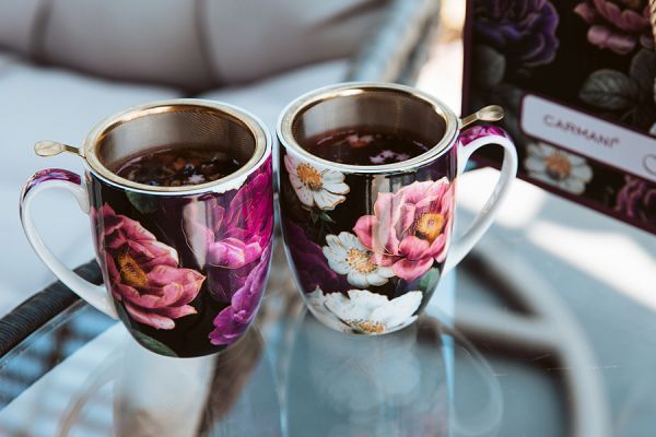 Набор кружек Розы 0,38 л, 2 шт Carmani