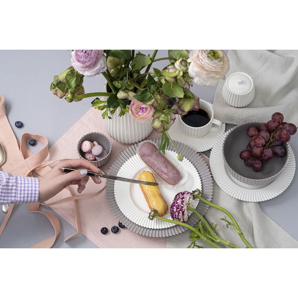 Набор из двух тарелок белого цвета из коллекции edge, 26 см Tkano