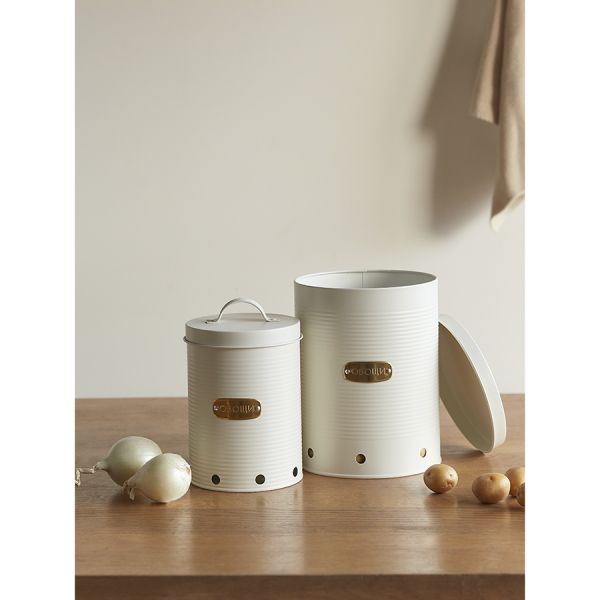 Банка для хранения овощей irmel 18х18х25,5 см, молочная Smart Solutions