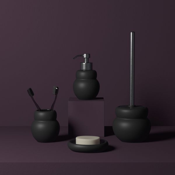 Стакан для зубных щеток markl, черный Bergenson Bjorn Bath