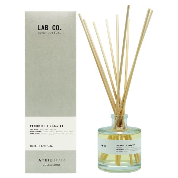 Диффузор ароматический lab co Пачули и кедр 200 мл