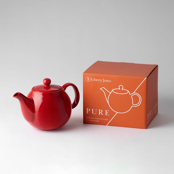 Чайник заварочный pure, 1 л, красный Liberty Jones